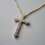 Russian Orthodox diamond cross necklace