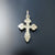 solid gold orthodox cross pendant