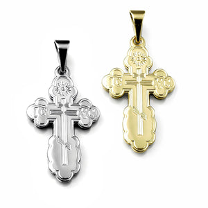 baptismal orthodox crosses medium olga 14K gold