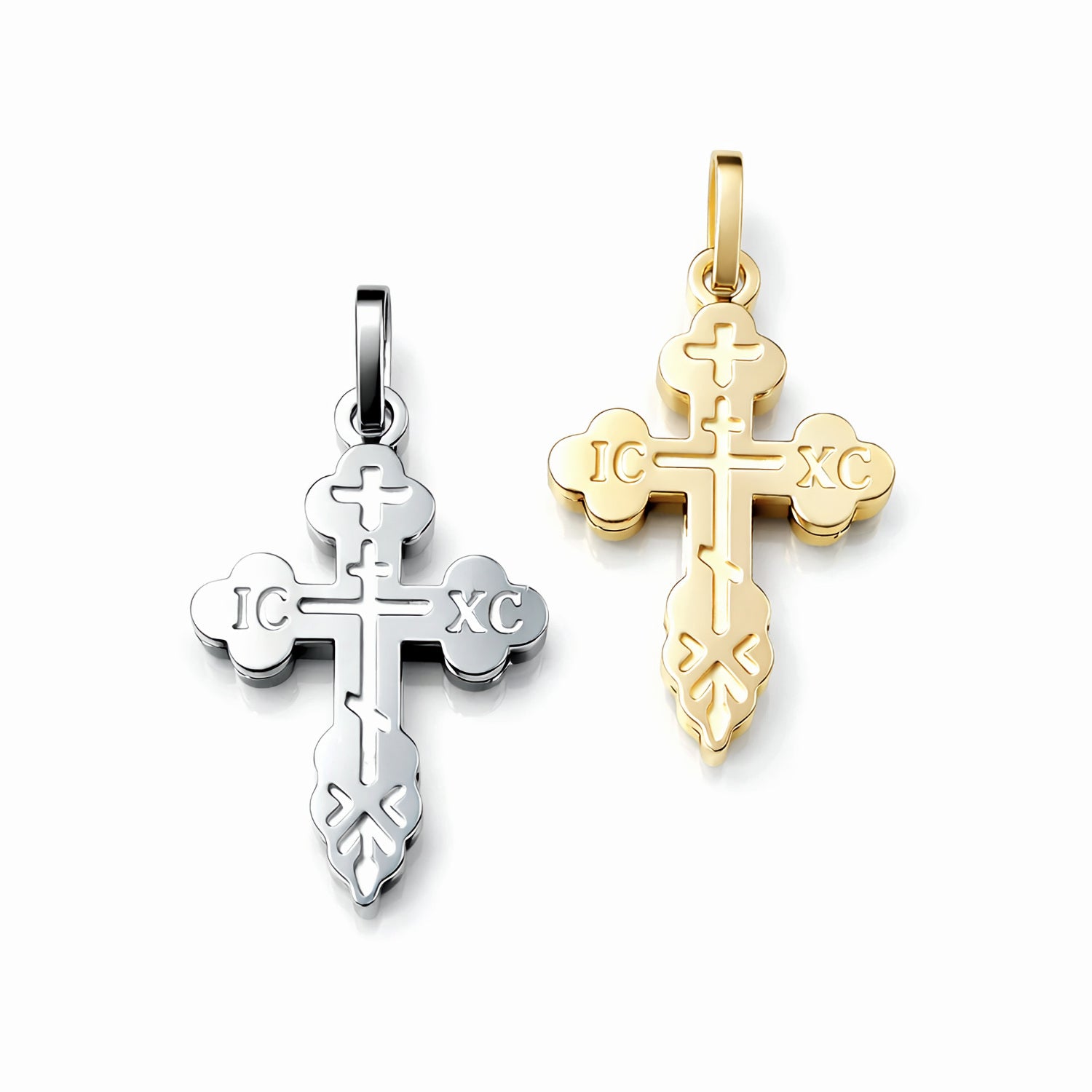Baptismal Orthodox Cross Small St. Xenia - Zoran Designs