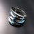 chunky silver ring with a modern designs