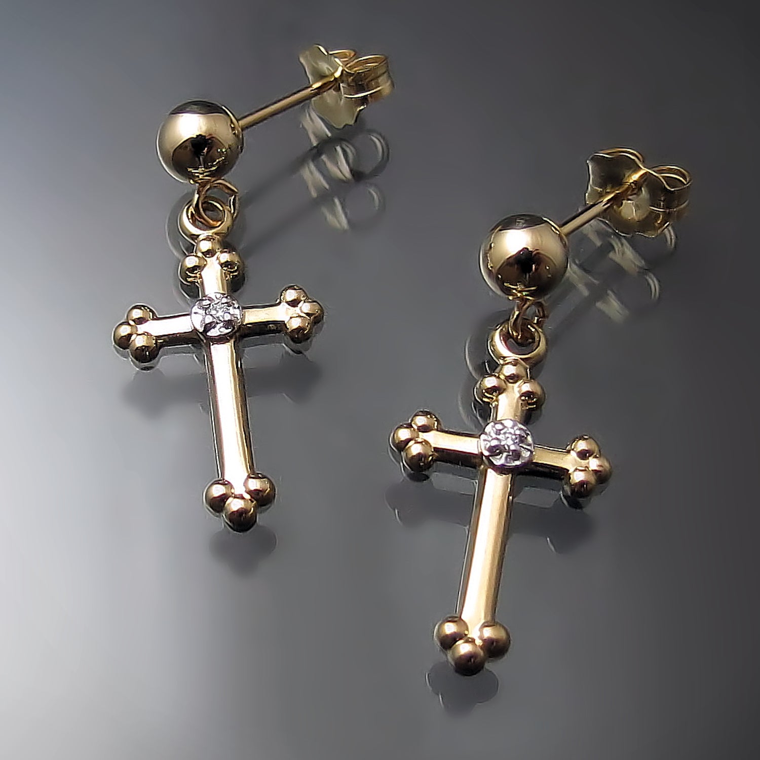 cross earrings