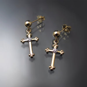 cross earrings