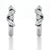 Small Huggie Hoop Diamond Earrings in 14K Gold
