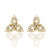 diamond stud earrings trinity knot