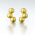 ear climbers earrings 18K yellow gold