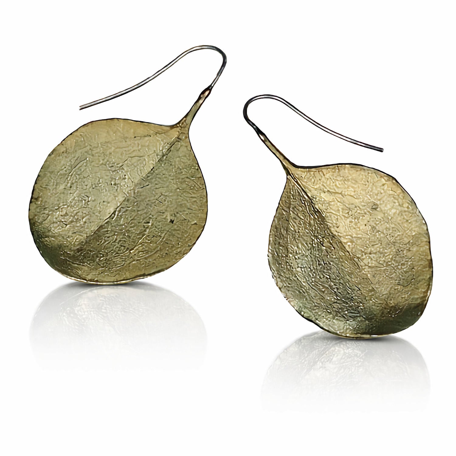 eucalyptus leaf earrings