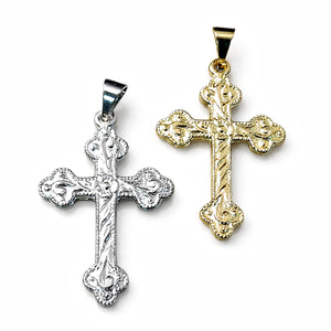 fancy gold orthodox crosses ornate vintage design
