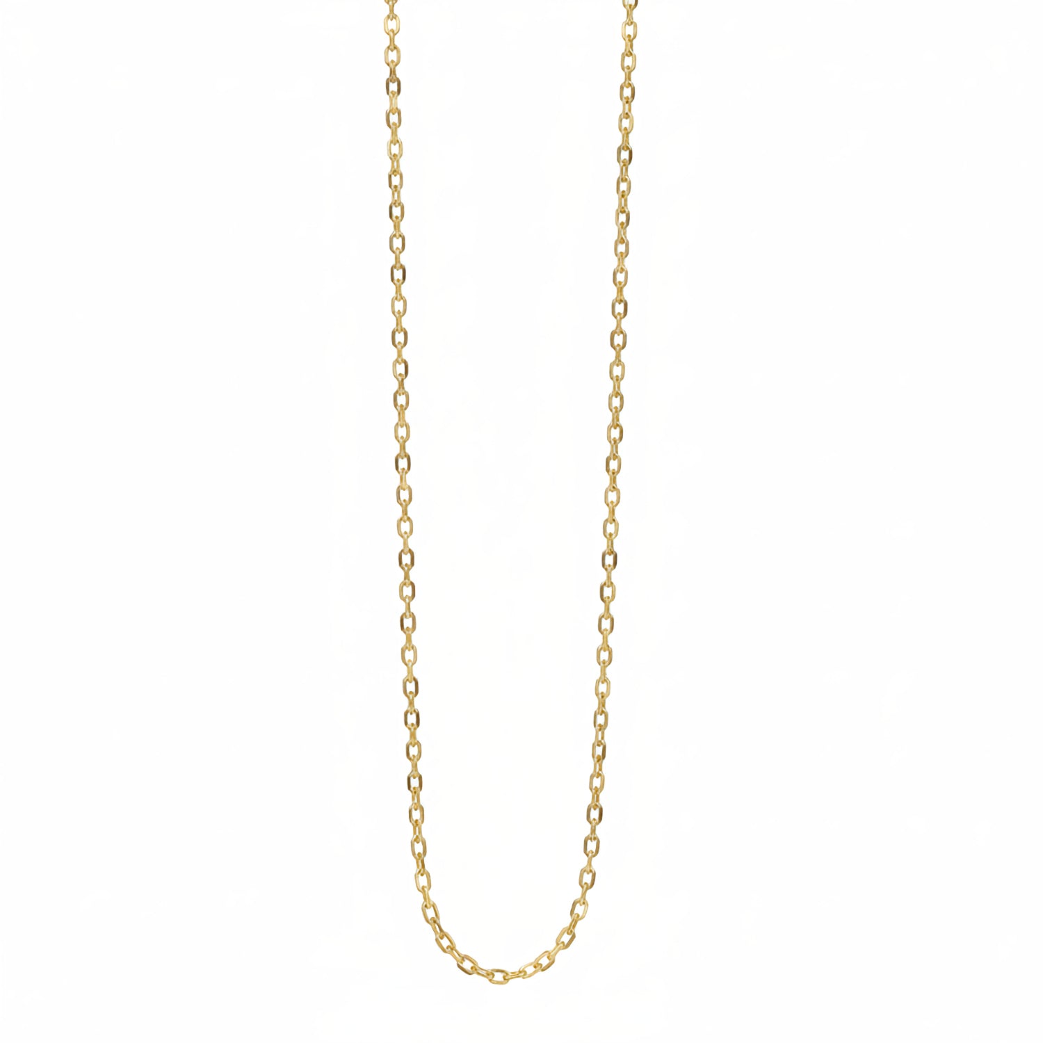 fine sparkly chain in 14K yellow gold