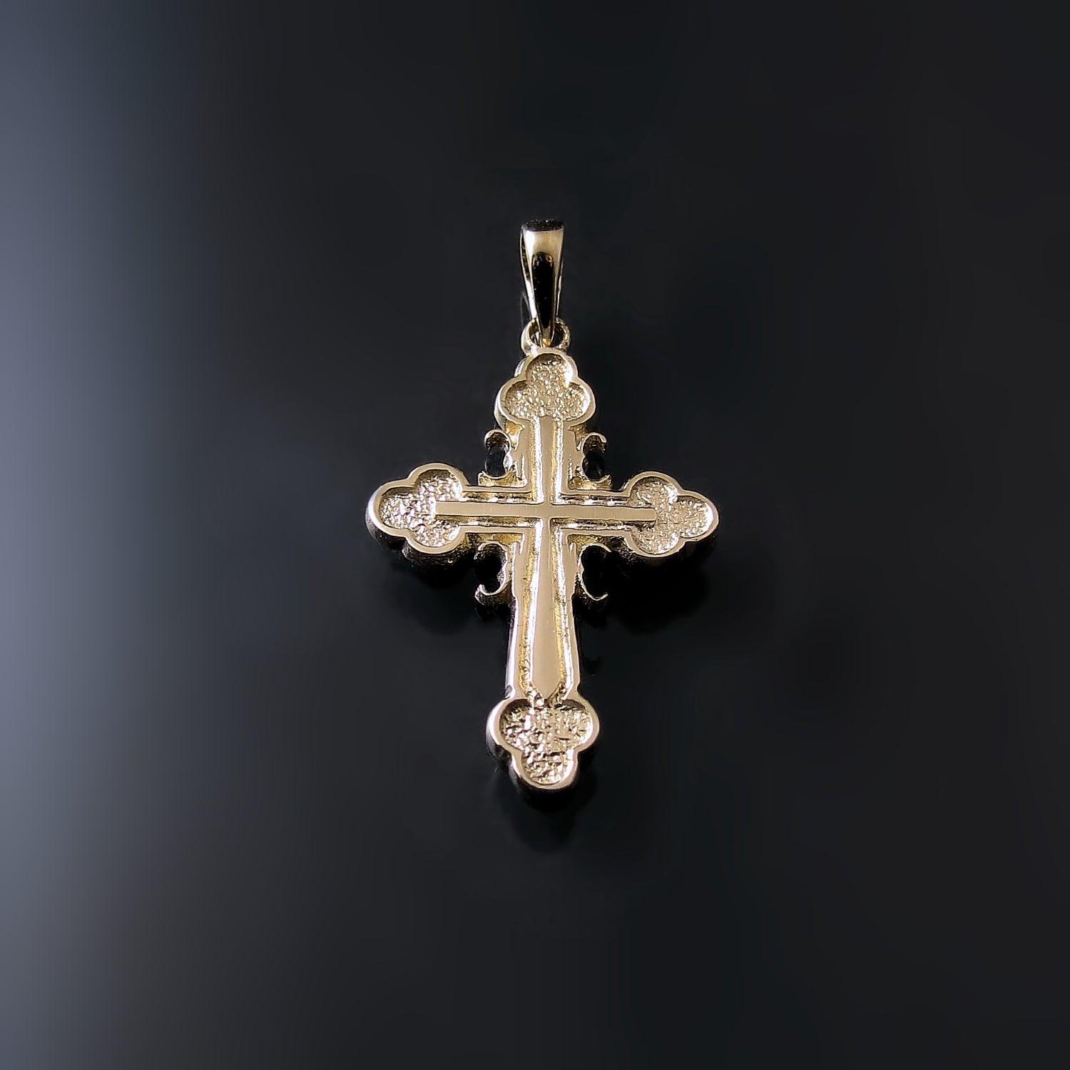gold serbian orthodox cross for baby baptism
