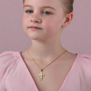 Greek Orthodox cross for girls