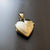 heart locket pendant yellow gold