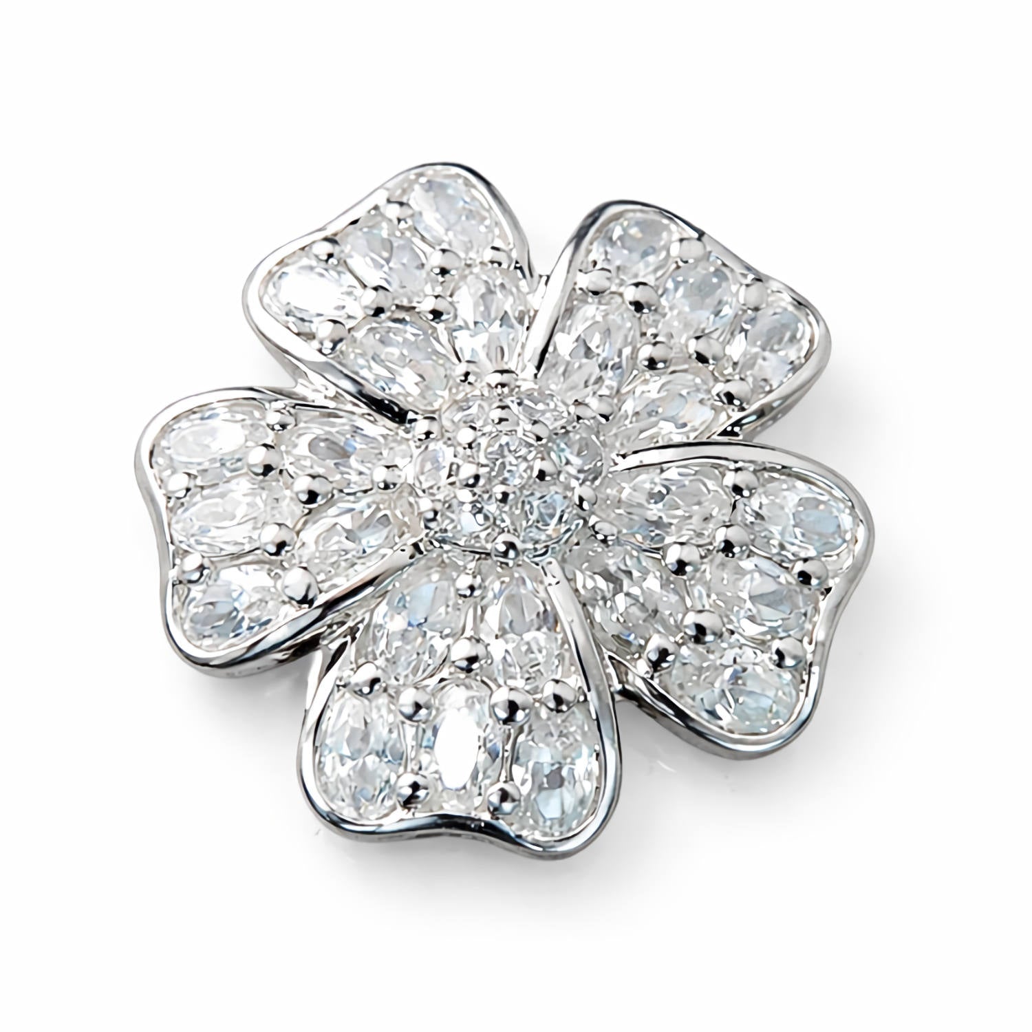 imitation diamond brooch vintage inspired flower design