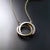 intertwined circles necklace