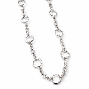 long silver chain necklace 30 inch length