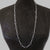 long silver statement necklace