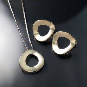 modern minimalist sculptural designer jewelry