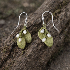 nature jewelry Irish thorn earrings by Michael Michaud