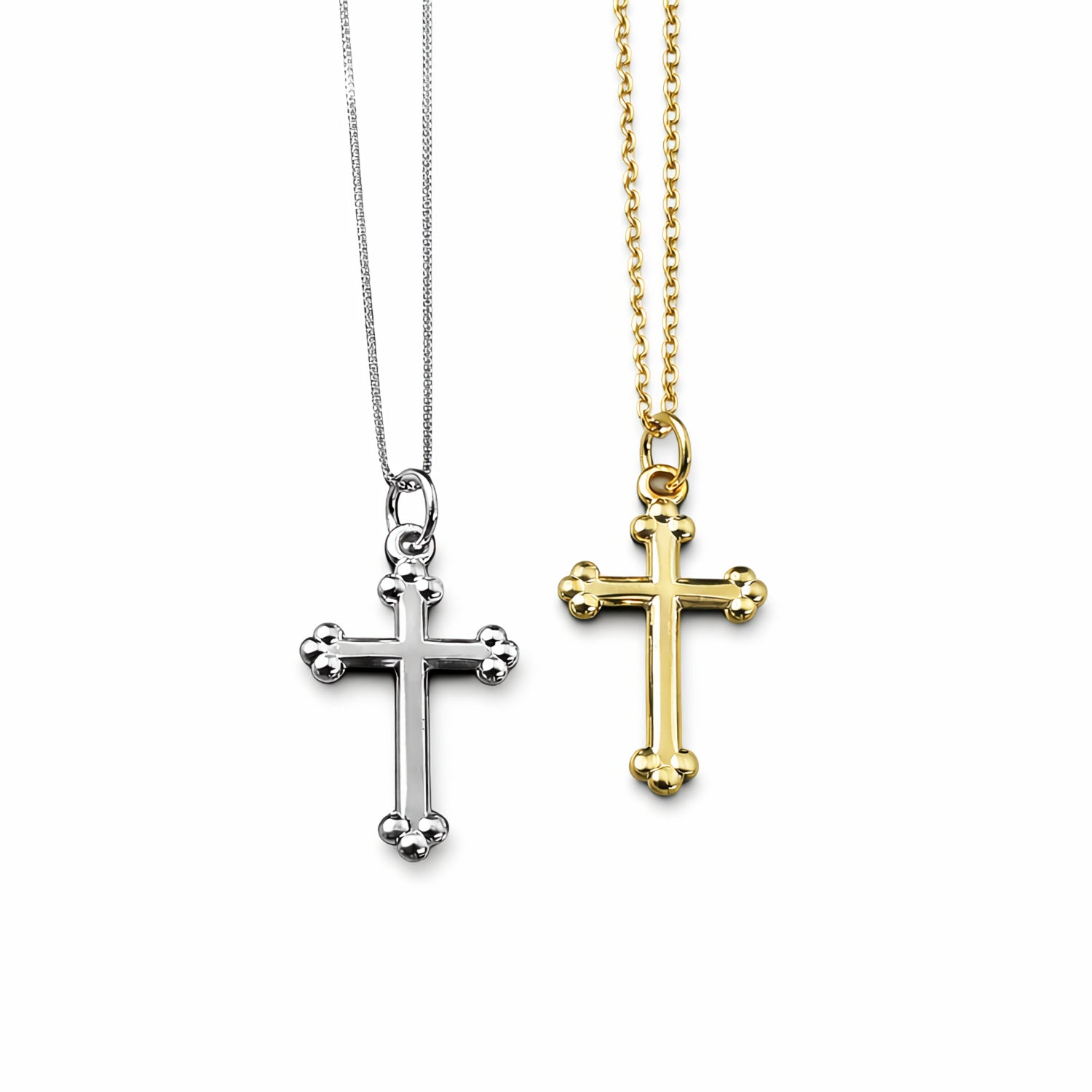 petite baptismal orthodox crosses necklaces