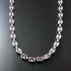 Puff Gucci chain 4 mm wide in sterling silver