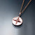 rose gold compass necklace