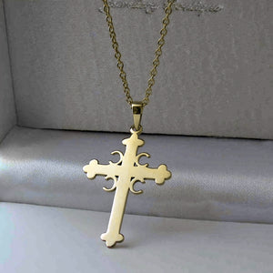 Serbian cross necklace 4C design