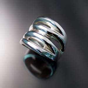 silver statement ring