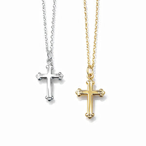 small baptismal orthodox cross necklaces for babies and kids