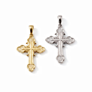 small children's or women's solid gold Serbian Orthodox crosses