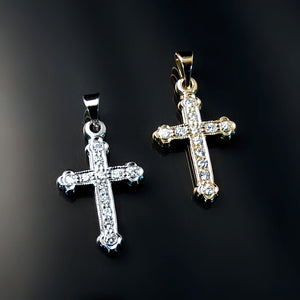 small orthodox crosses with diamonds