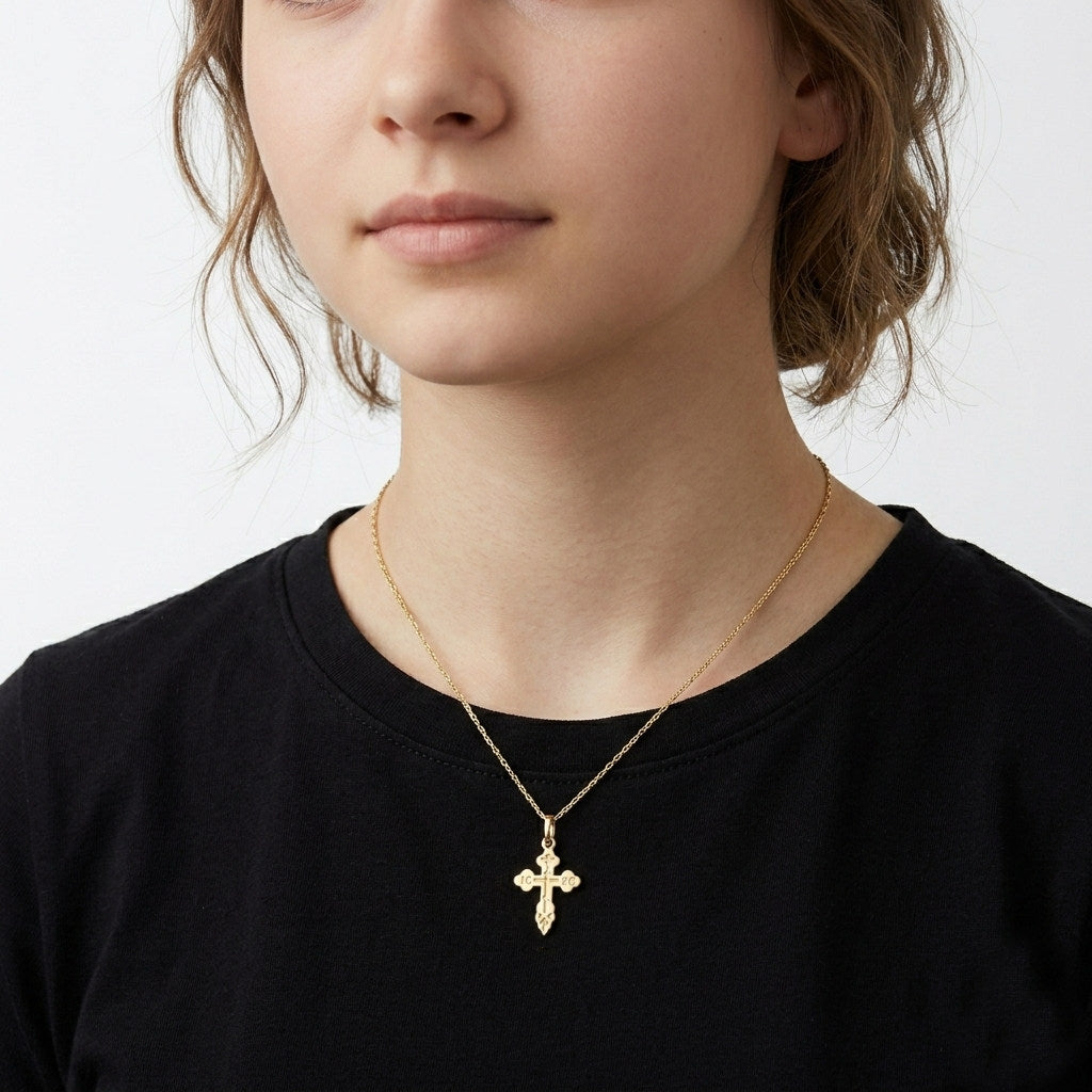 baptismal Russian Greek orthodox crosses