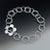 sterling silver daisy flower bracelet