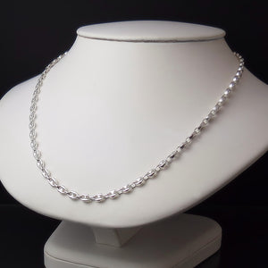 sterling silver puff gucci necklace for women