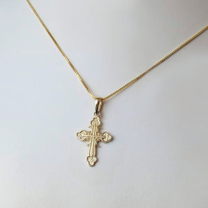 traditional serbian baptism cross