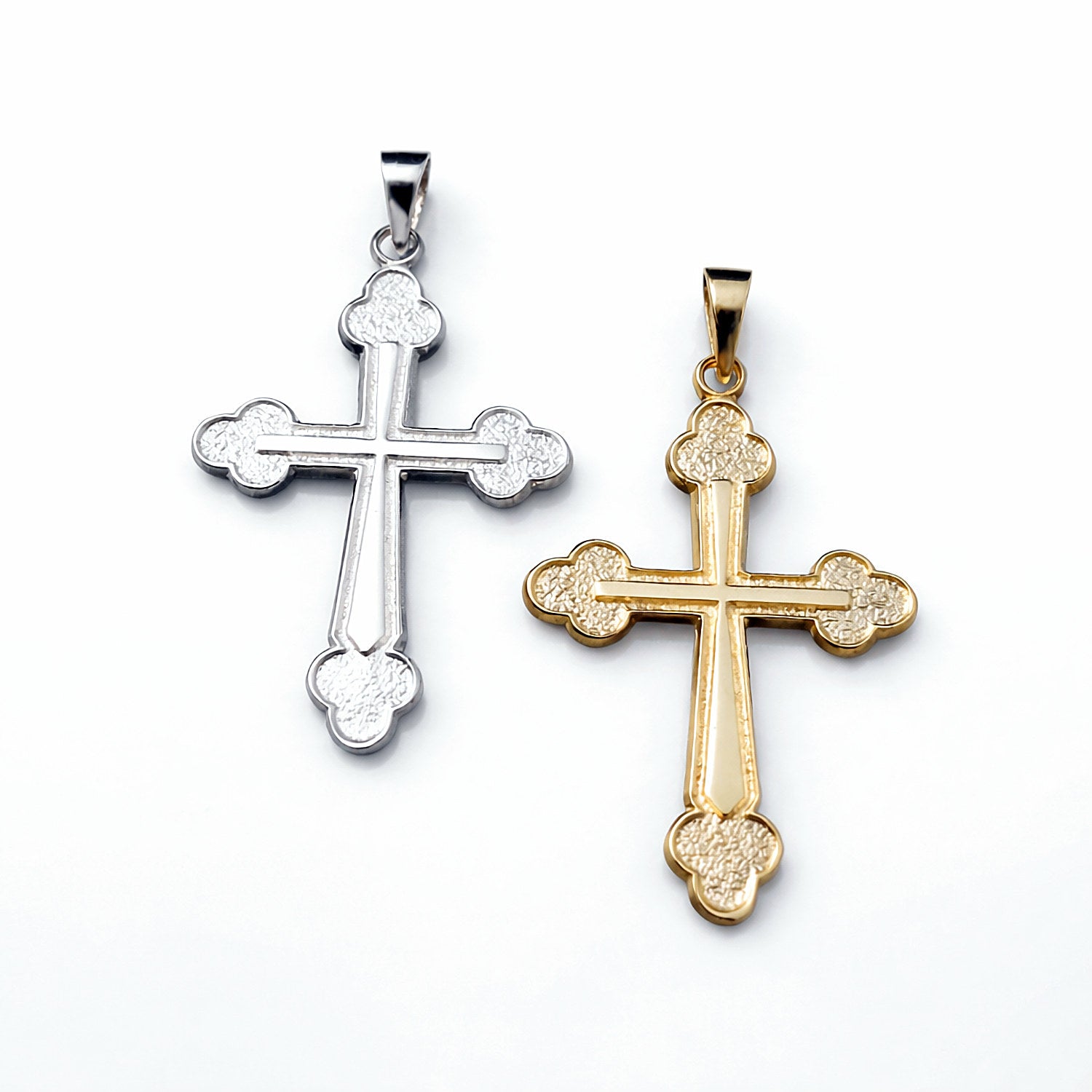 trefoil orthodox crosses Greek Russian Ukrainian