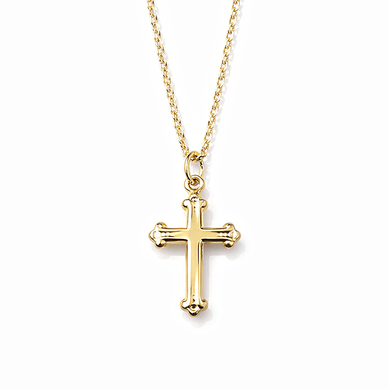 small baptismal orthodox cross necklaces for babies and kids
