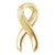 Cancer Ribbon Pendant Yellow Gold