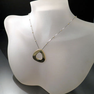gold jewelry modern pendant