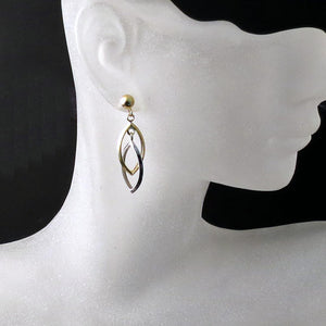 gold jewelry shop dangle earrings