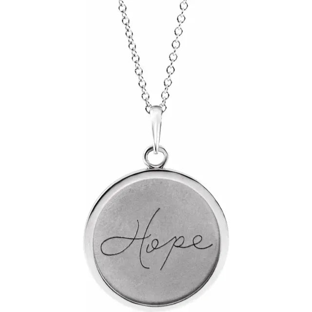 Hope necklace 2025 sterling silver