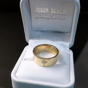 Men's ring with Serbian cross