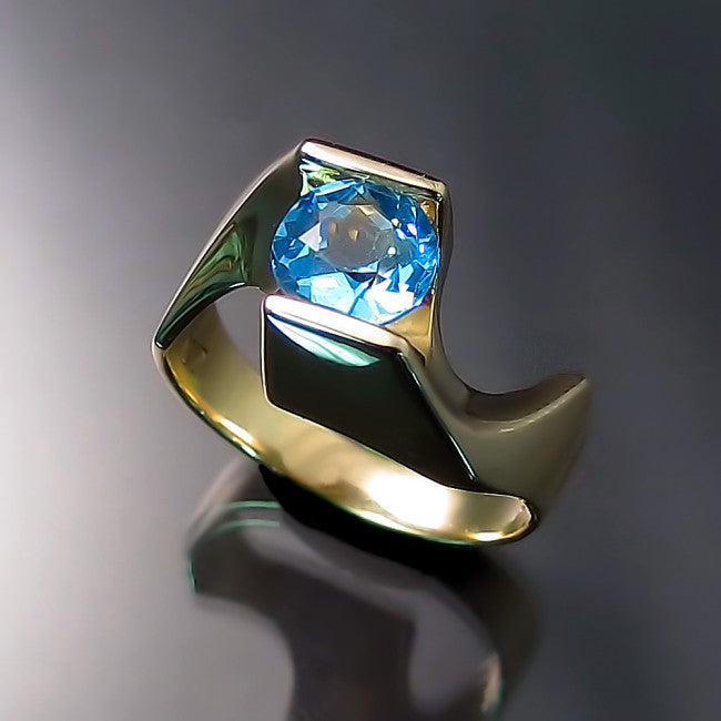 Twist Engagement Ring, 14K Yellow Gold Ring, Unique Diamond Ring, Modern  Diamond Ring, Twisted Diamond Ring, Delicate Engagement Ring - Etsy