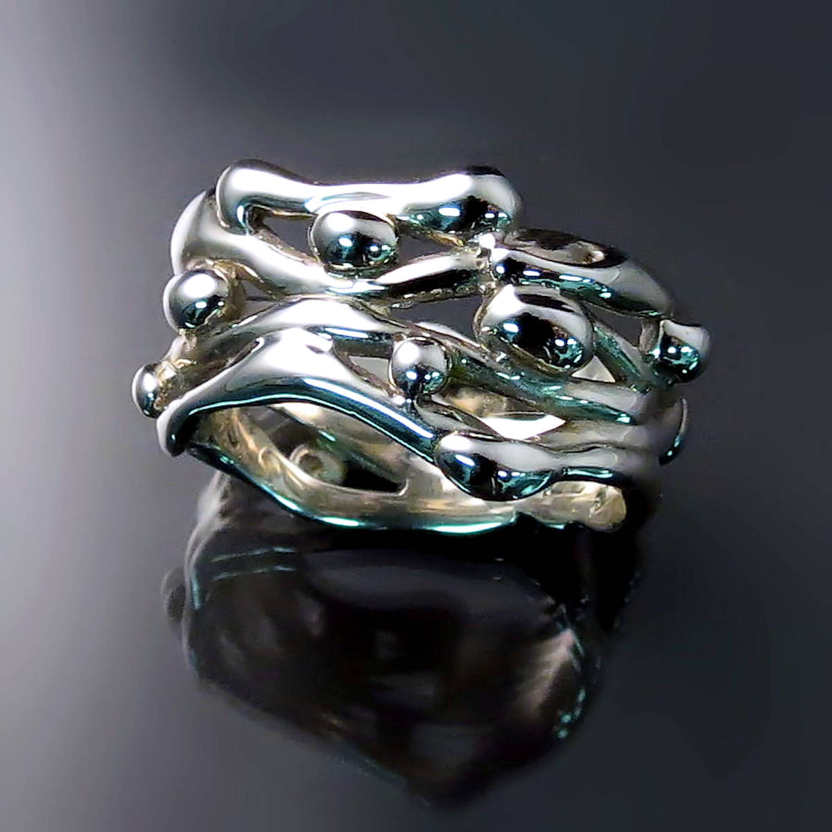 Cute Simple Galaxy Twine Silver Winding Women Open Ring | Fashion Rings |  Accessories- ByGoods.Com