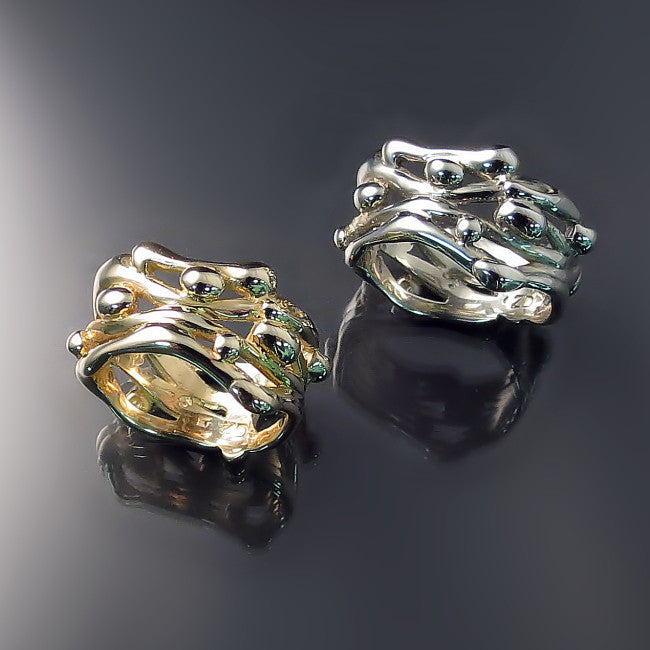 Organic Design Statement Rings