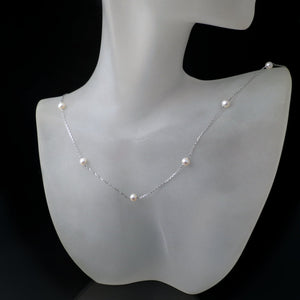 Pearl Necklaces White Gold