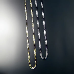 14K gold figaro chains