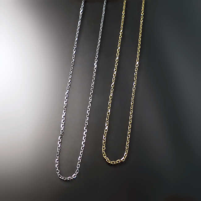 thin gold cable chain