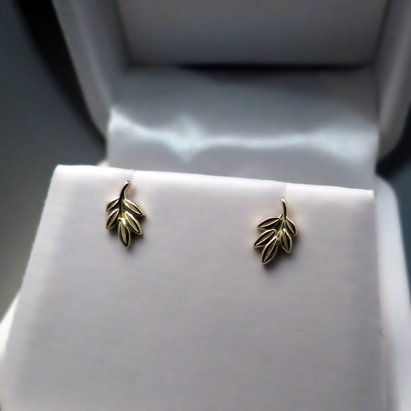 Small Leaf Shape Earrings – Dandelion Jewelry