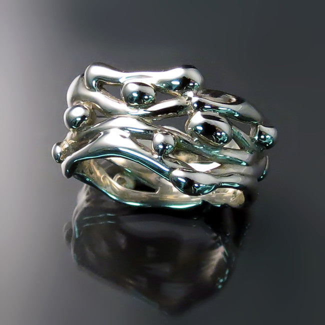 Organic Design Statement Rings