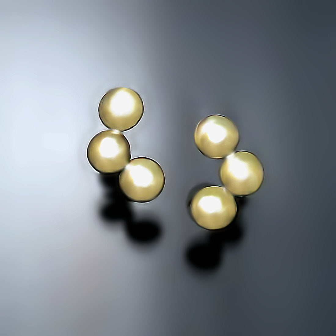 Yellow Gold Ear Climber Earrings